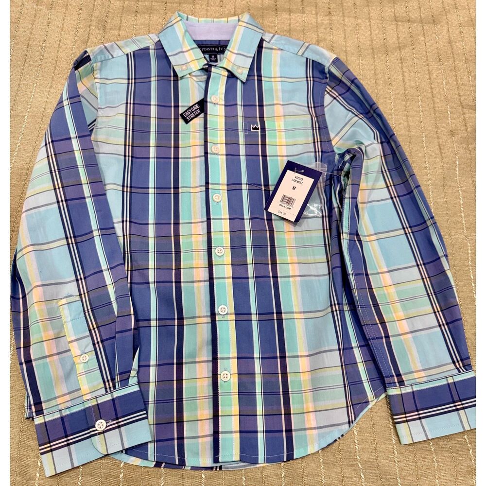 NWT Crown & Ivy Dress Shirt Size M 10-12 years old